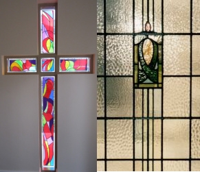 Two images from church